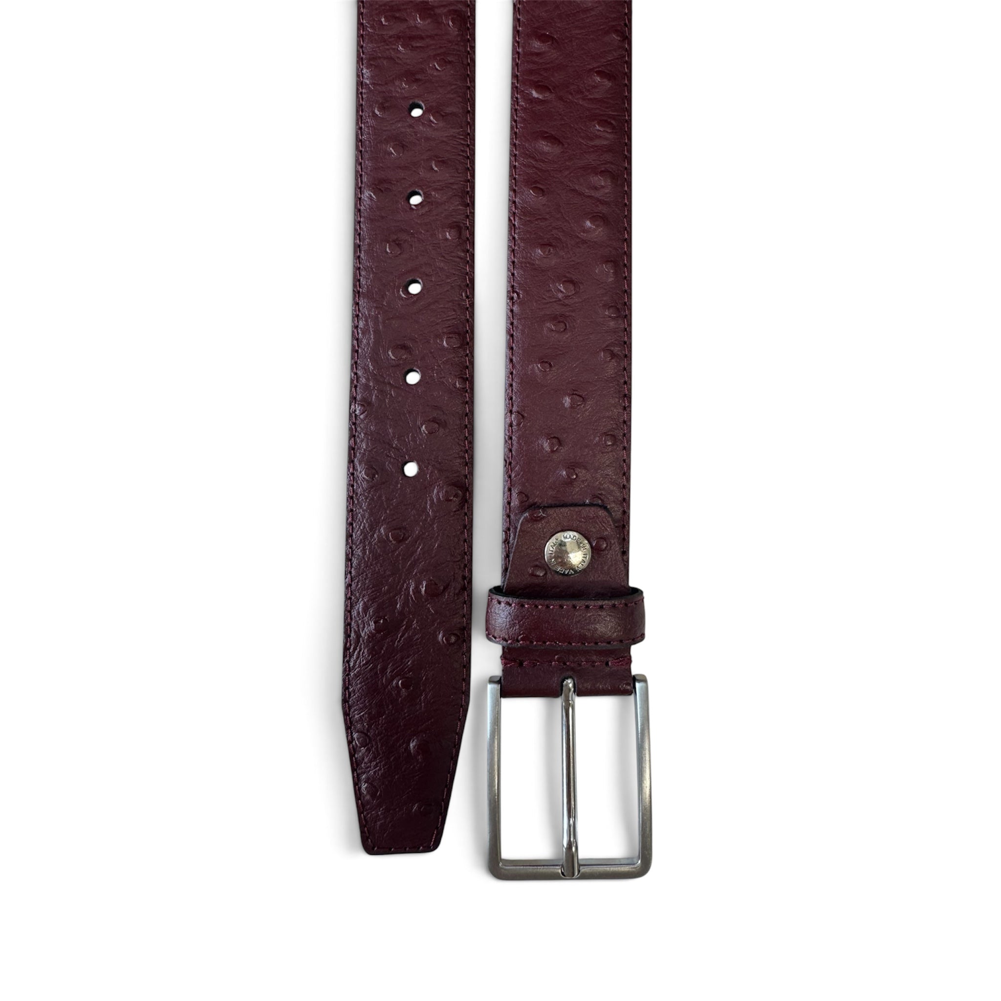 BURGUNDY OSTRICH PRINT 35MM