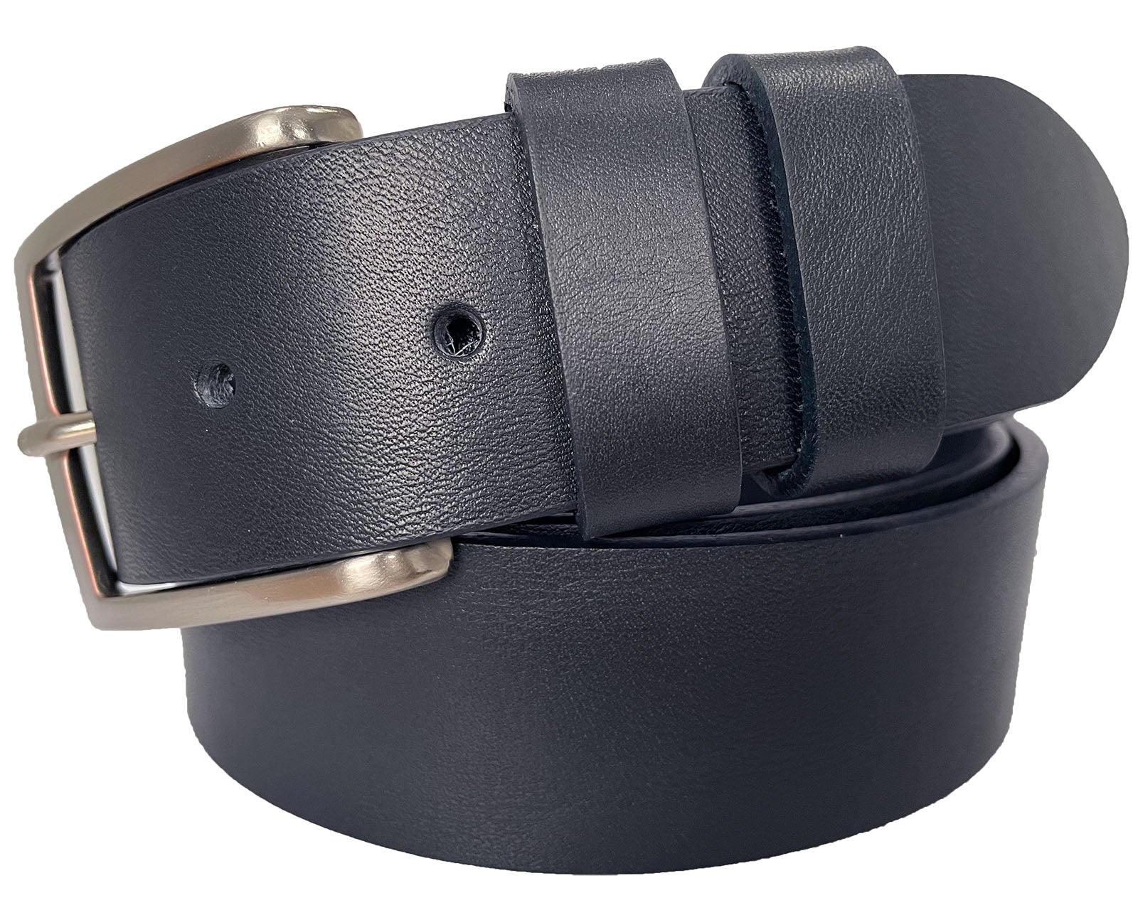 DARKEST NAVY BLUE 35mm CLASSIC HIDE LEATHER BELT