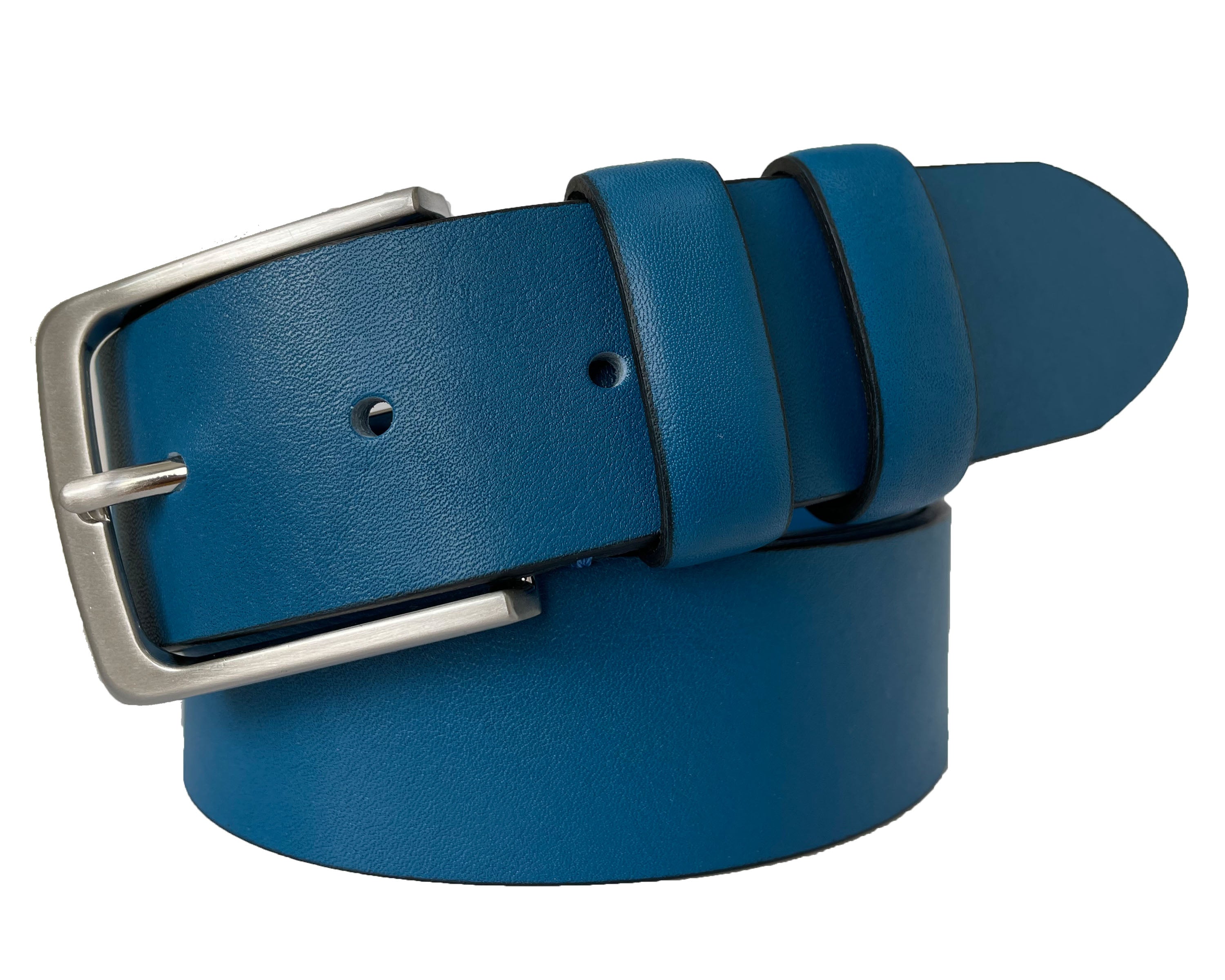 COBALT BLUE 40MM CLASSIC HIDE LEATHER BELT