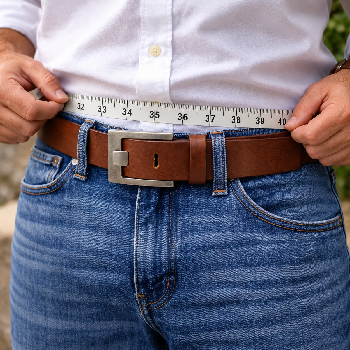 How to Choose the Correct Belt Size (Italian Leather Belt Guide)