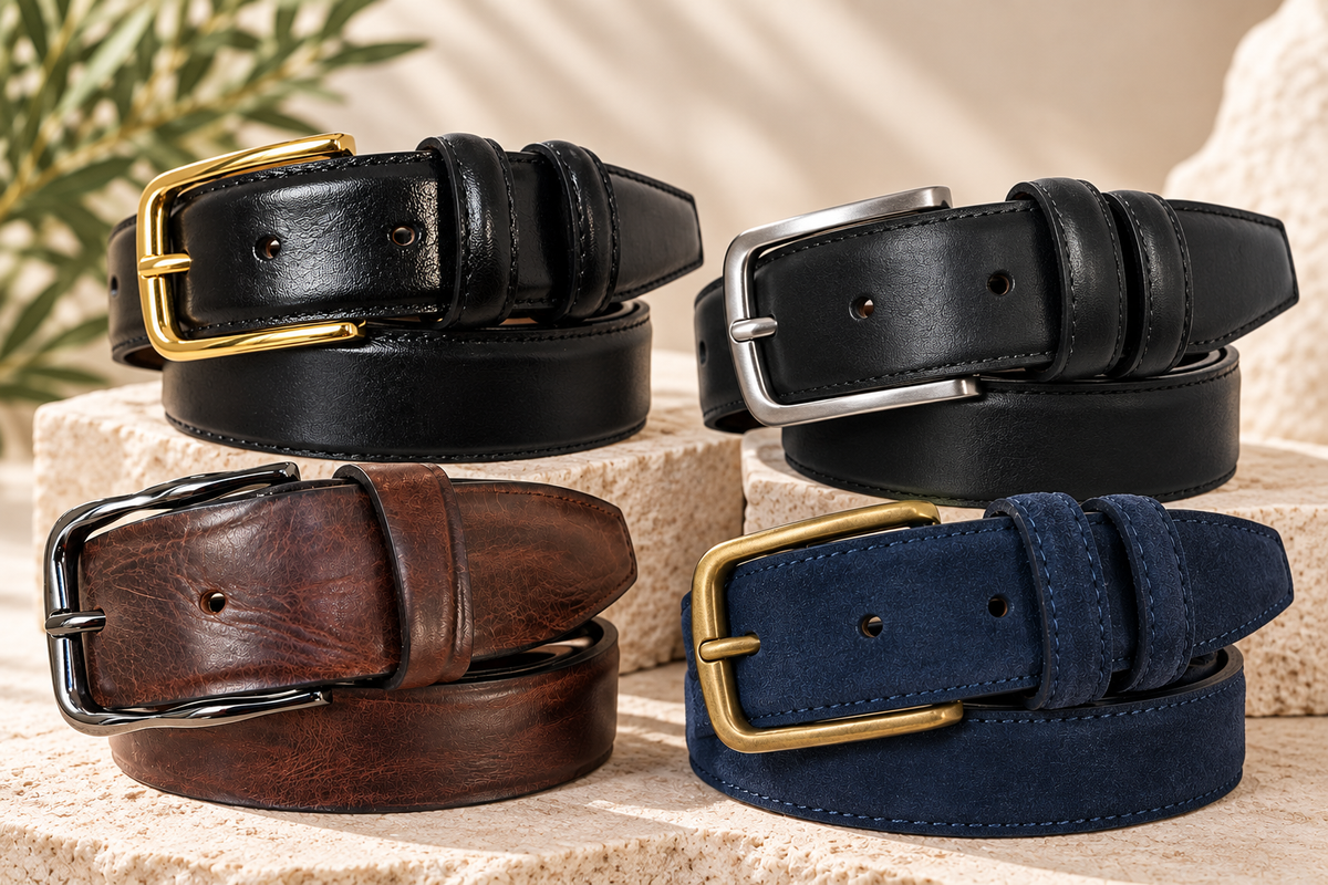 Belt Buckle Colours Explained: Gold, Silver & Brass Hardware Guide
