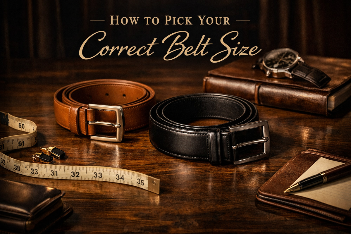 How to Choose the Correct Belt Size (Italian Leather Belt Guide)
