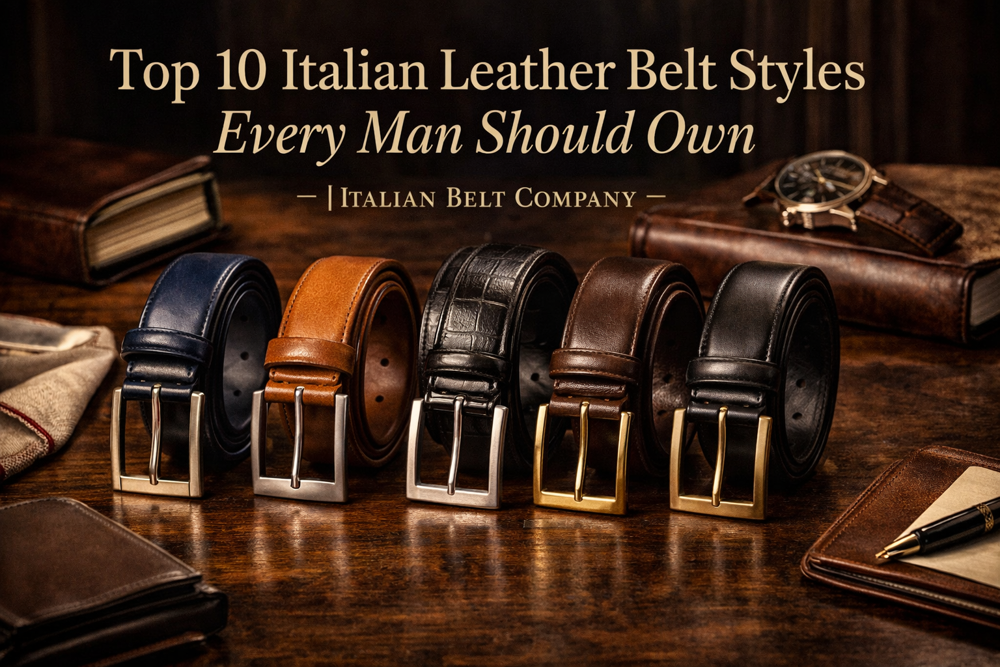 Top 10 Italian Leather Belt Styles Every Man Should Own | Italian Belt Company