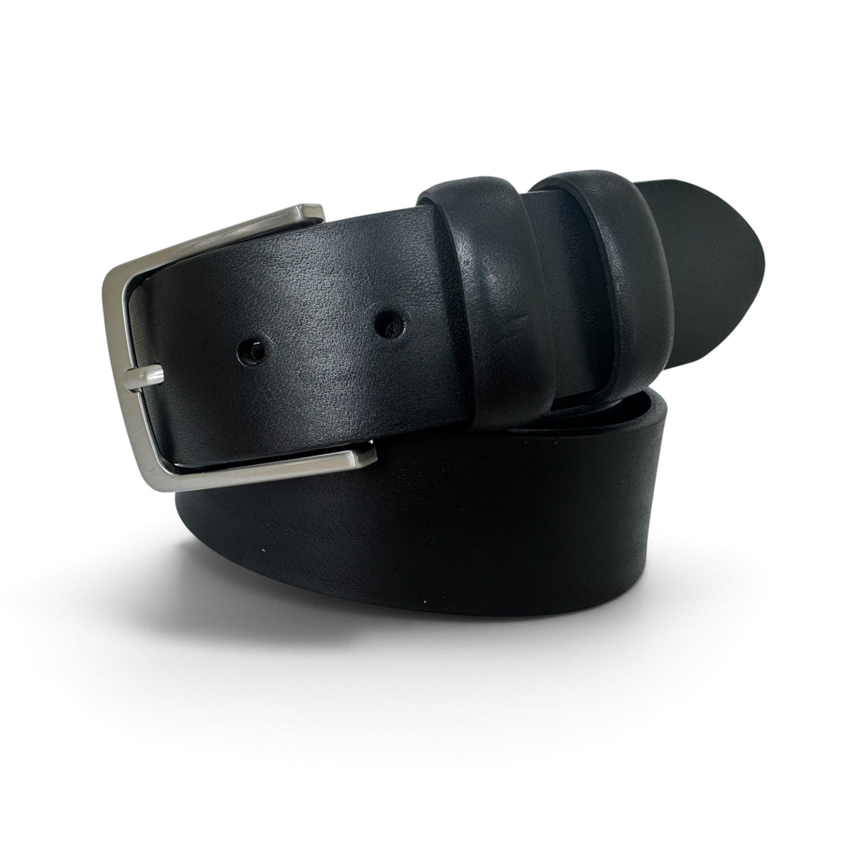 ITALIAN FULL GRAIN SINGLE SKIN HIDE BELT – BLACK – 40MM