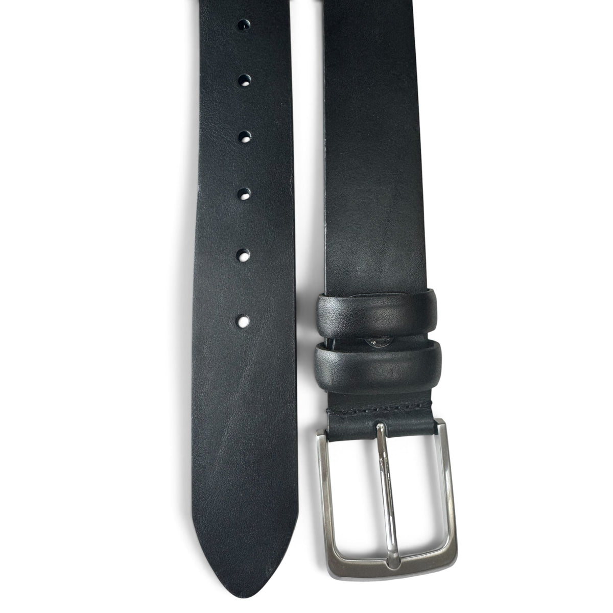 ITALIAN FULL GRAIN SINGLE SKIN HIDE BELT – BLACK – 40MM
