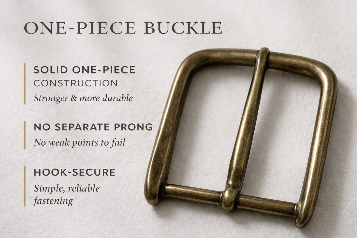 Brown Italian Suede Belt with brass buckle product image