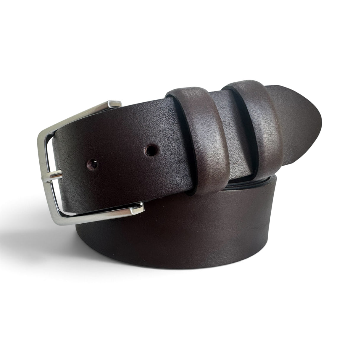 ITALIAN FULL GRAIN SINGLE SKIN HIDE BELT – DARK BROWN – 40MM