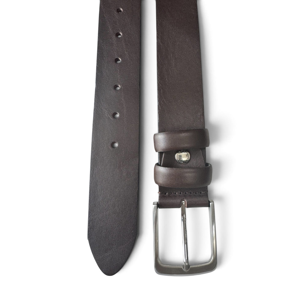 ITALIAN FULL GRAIN SINGLE SKIN HIDE BELT – DARK BROWN – 40MM