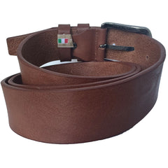 COGNAC TAN DISTRESSED HIDE 40MM LEATHER BELT