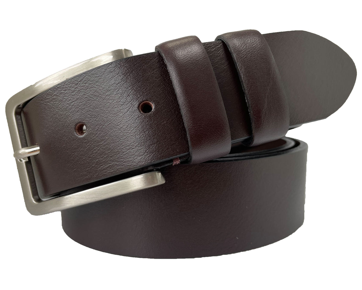 Brown 40mm Italian Leather Belt