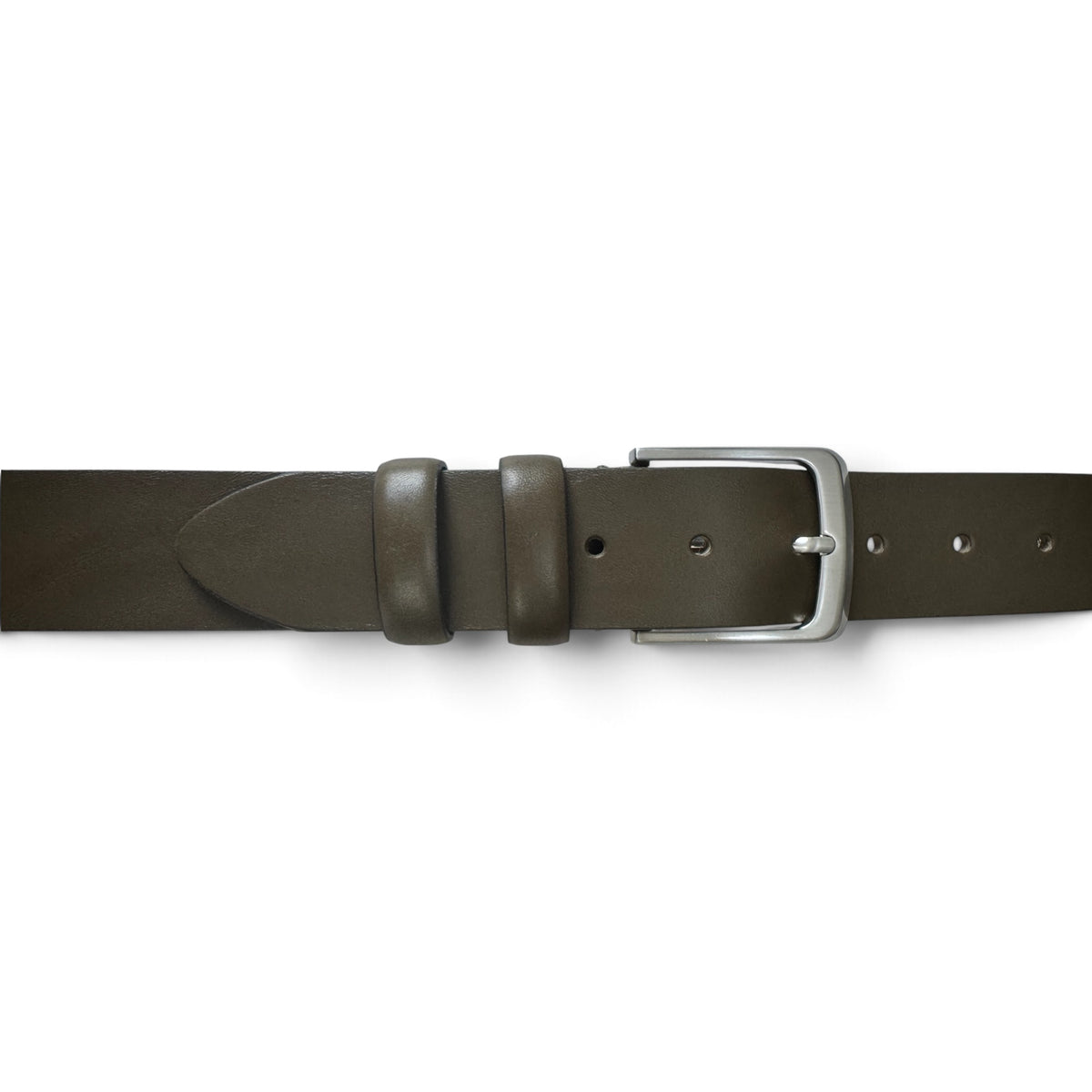 ITALIAN FULL GRAIN SINGLE SKIN HIDE BELT – MILITARY GREEN – 40MM
