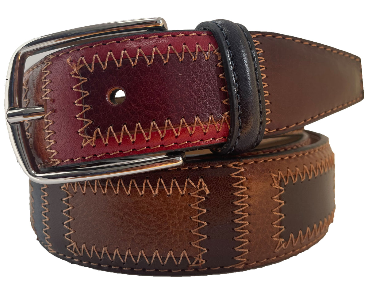 Brown 35mm Italian Calf Leather Belt