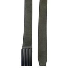 OLIVE GREEN SUEDE BELT AUTOMATIC RATCHET 40MM