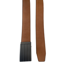 TAN SUEDE BELT AUTOMATIC RATCHET 40MM