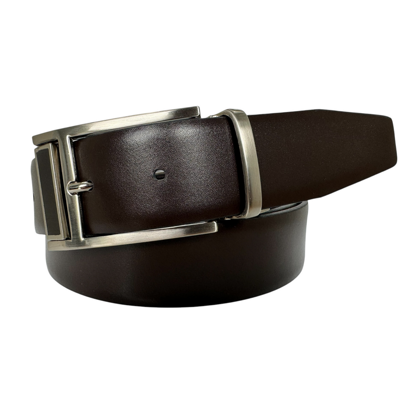 Brown Italian Calf Leather Belt Reversible product image
