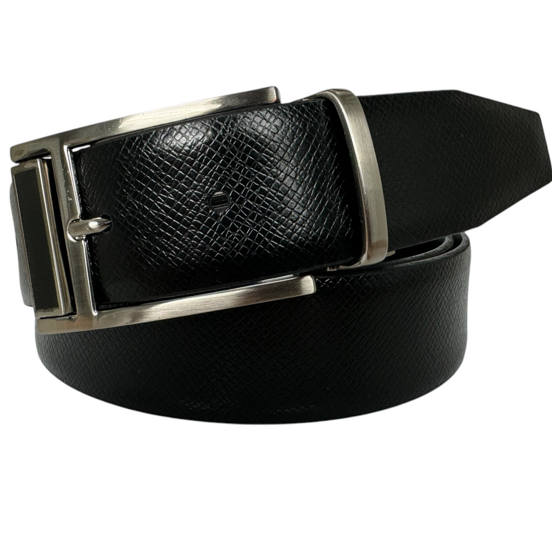 Black Italian Calf Leather Belt Reversible product image