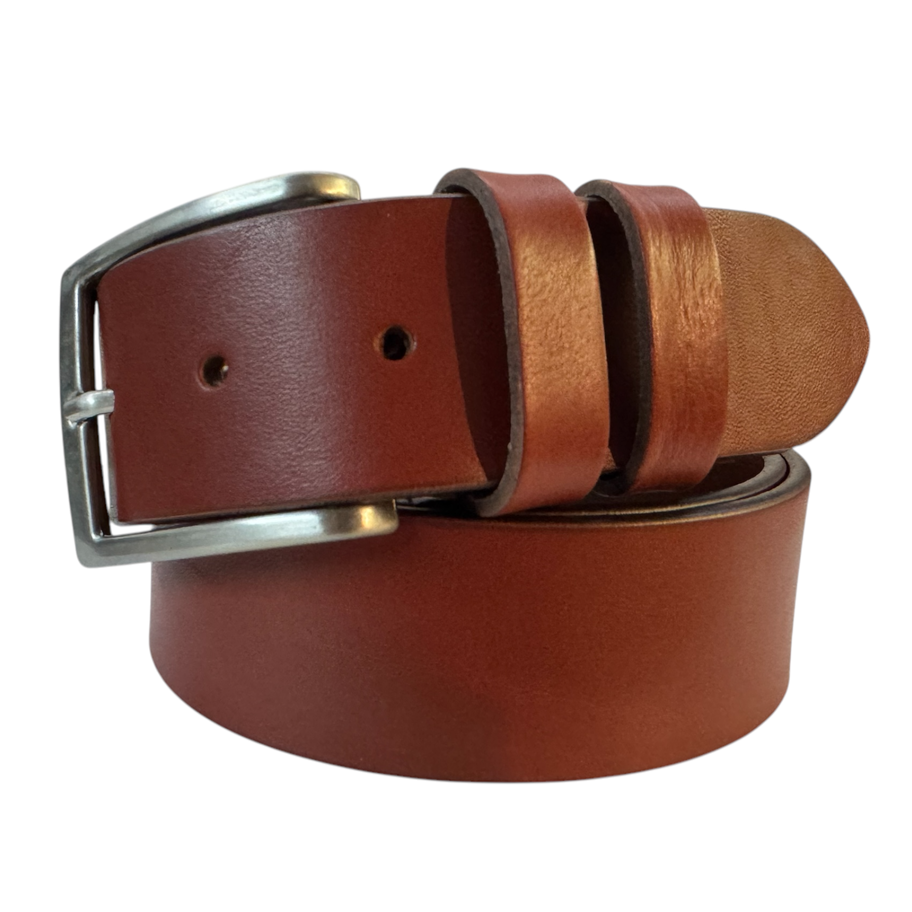 RICH WARM COGNAC TAN 40MM CLASSIC HIDE LEATHER BELT