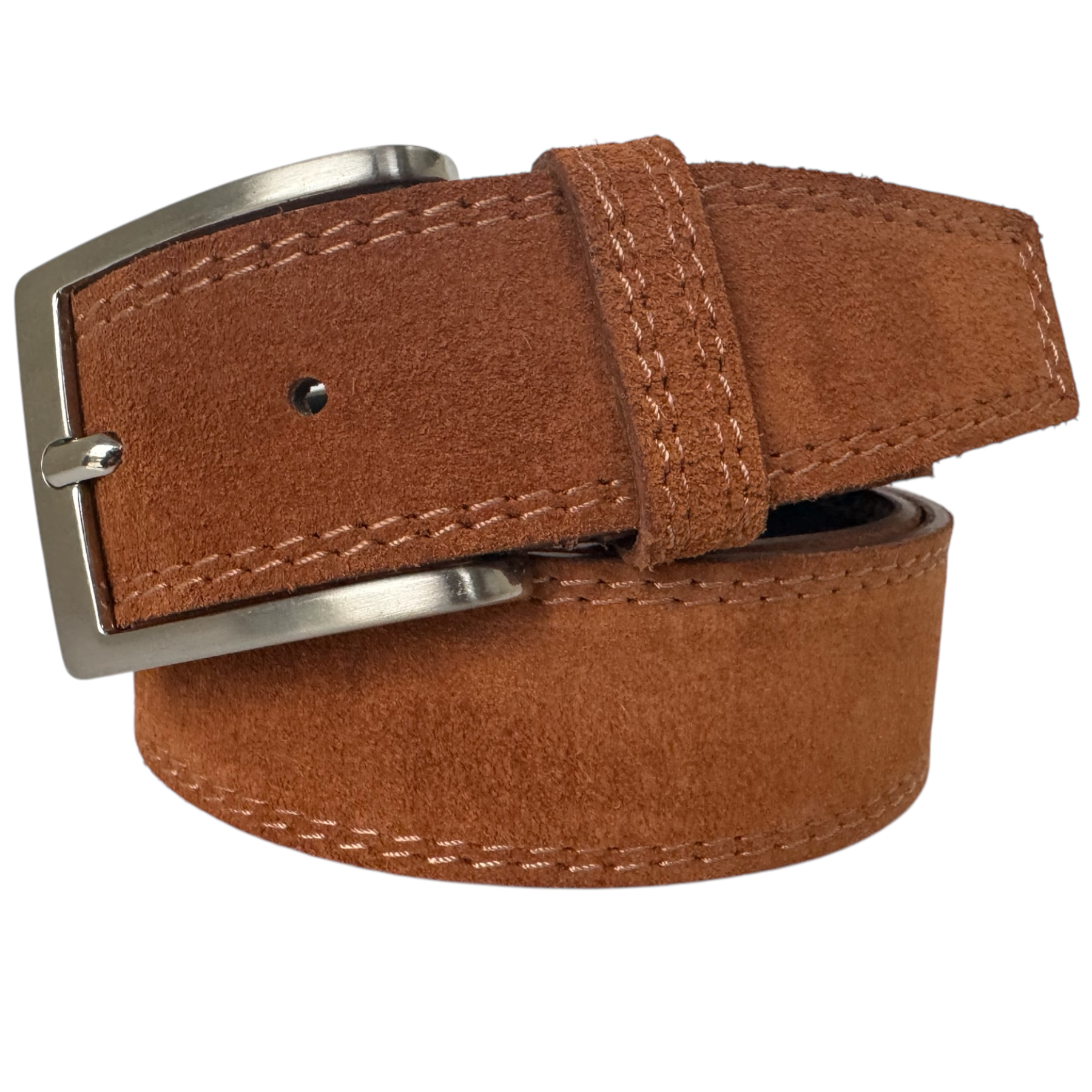 RICH TAN SUEDE BELT 40MM