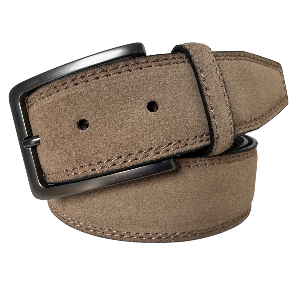 Warm Beige 40mm Italian Suede Belt