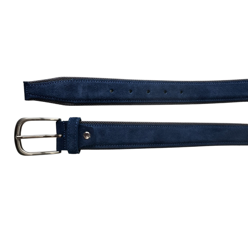 Blue 35mm Italian Suede Belt product image