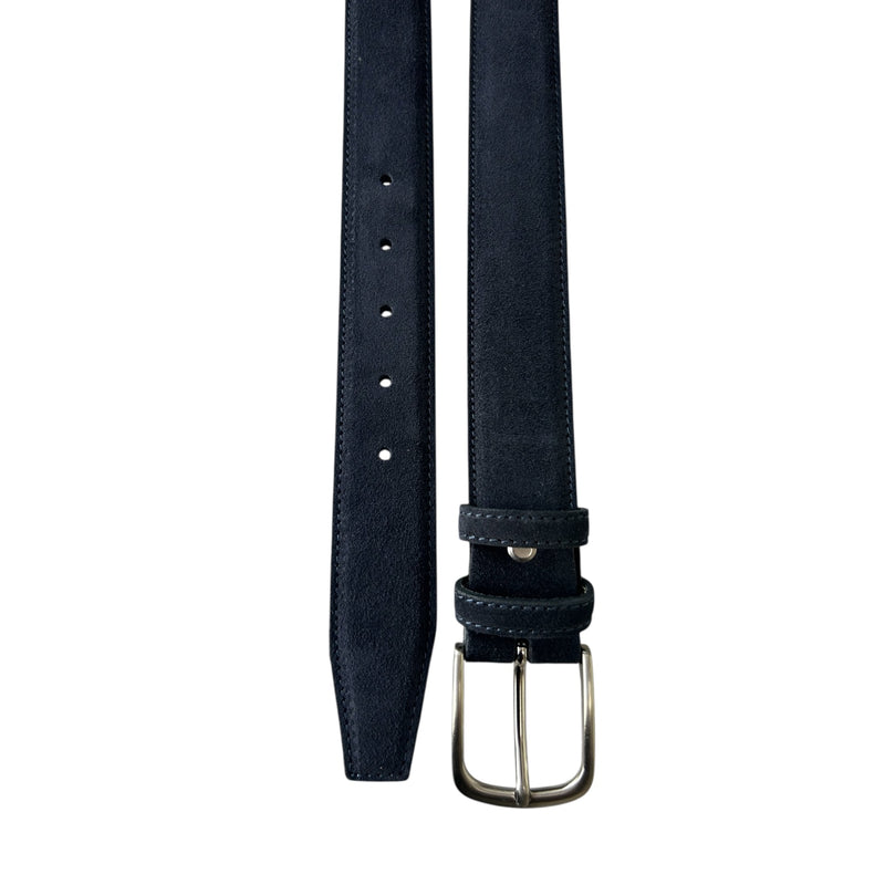 Navy Blue 35mm Italian Suede Belt product image