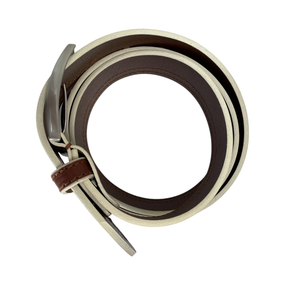 Cognac Tan Italian Leather Belt Hand-Painted Finish product image