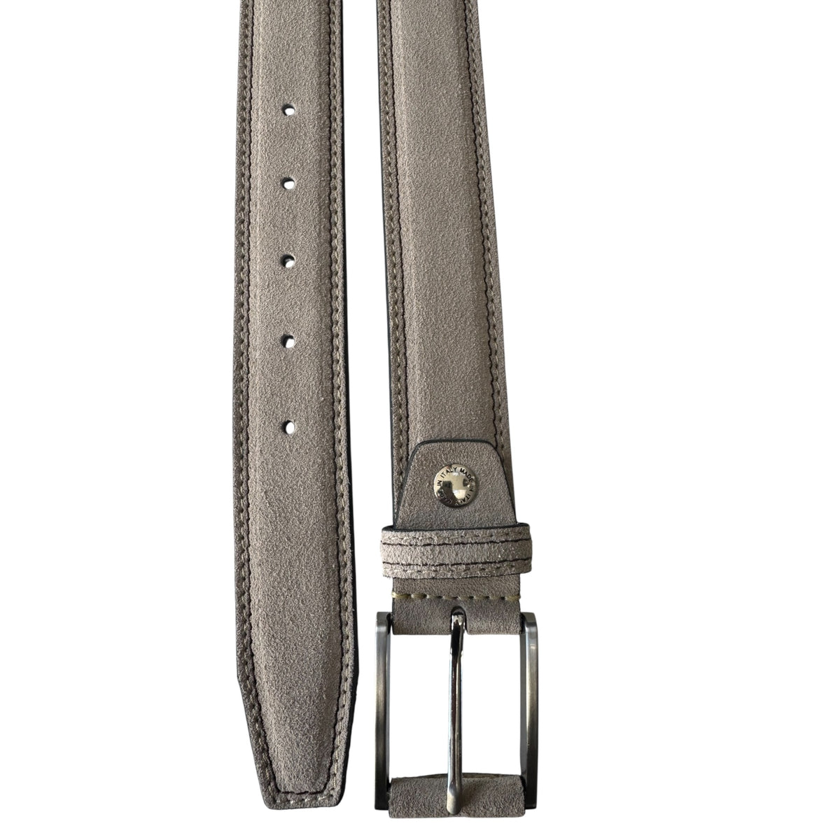 Stone Beige 35mm Italian Suede Belt product image