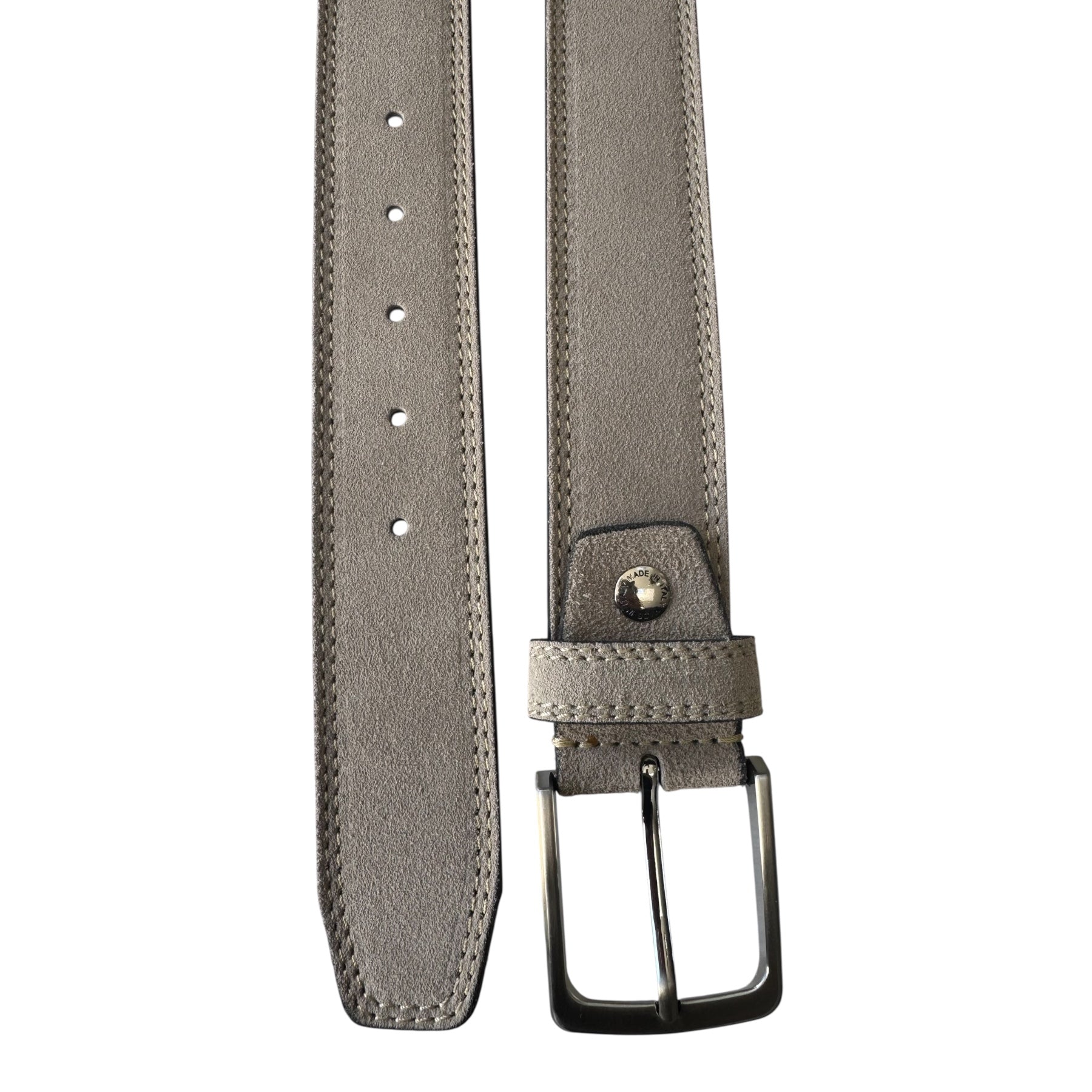 STONE BEIGE SUEDE BELT 40MM