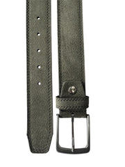 OLIVE GREEN SUEDE BELT 40MM
