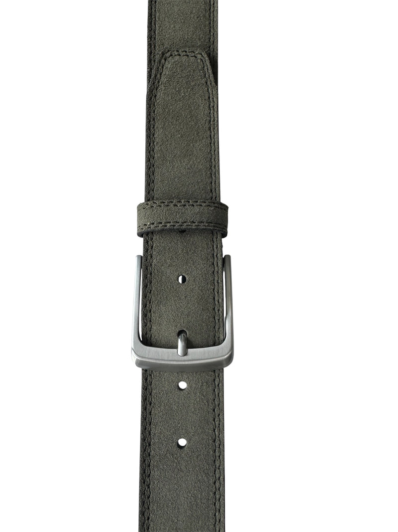 Olive Green 40mm Italian Suede Belt product image