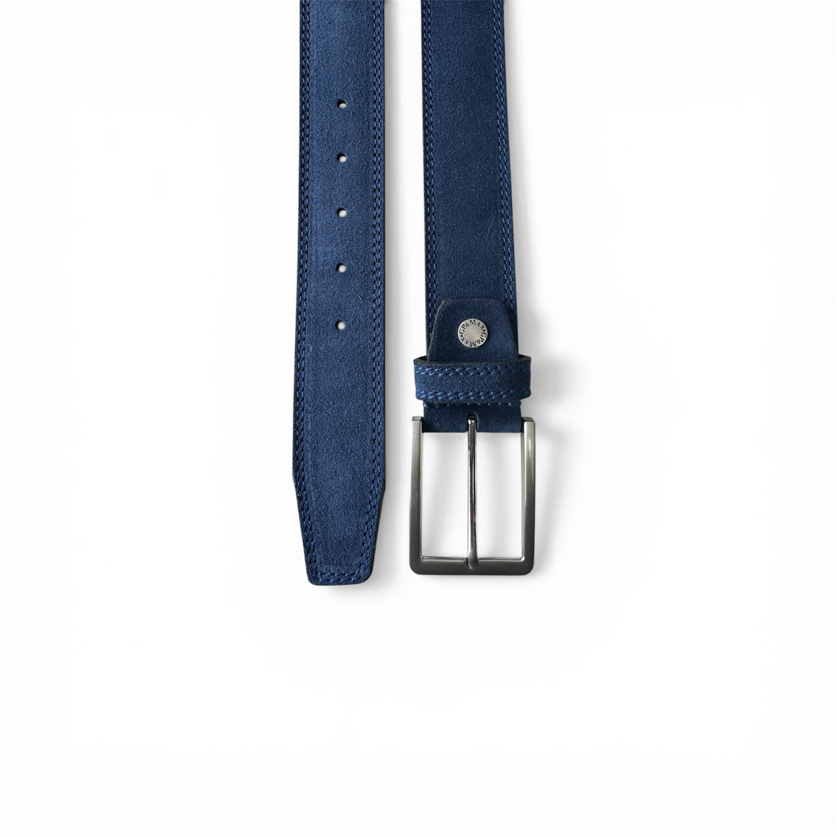 Blue 40mm Italian Suede Belt product image