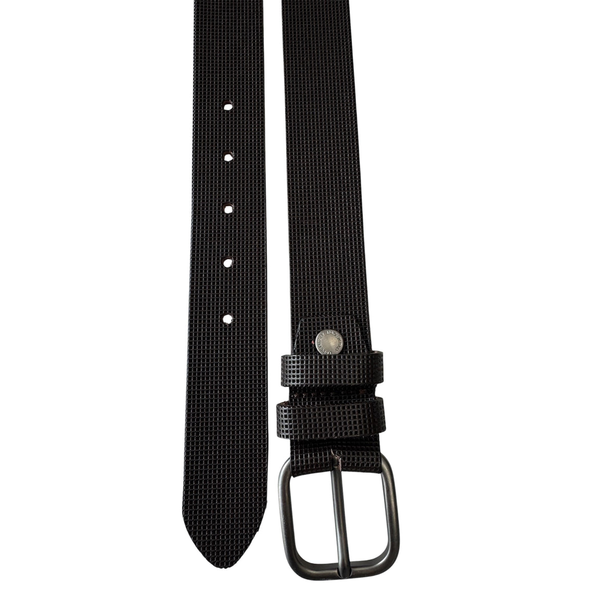 Black 35mm Italian Leather Belt product image