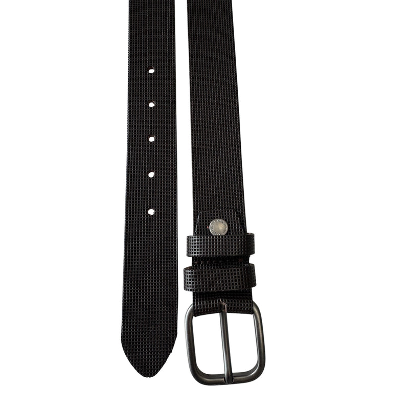 Black 35mm Italian Leather Belt product image