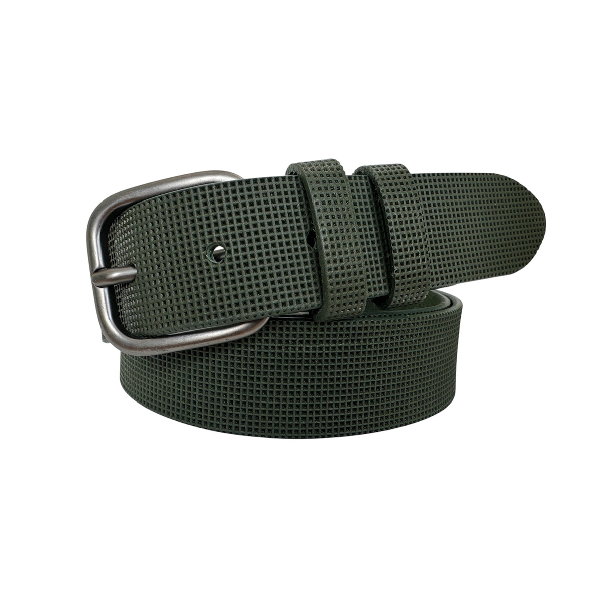 Olive Green 35mm Italian Leather Belt