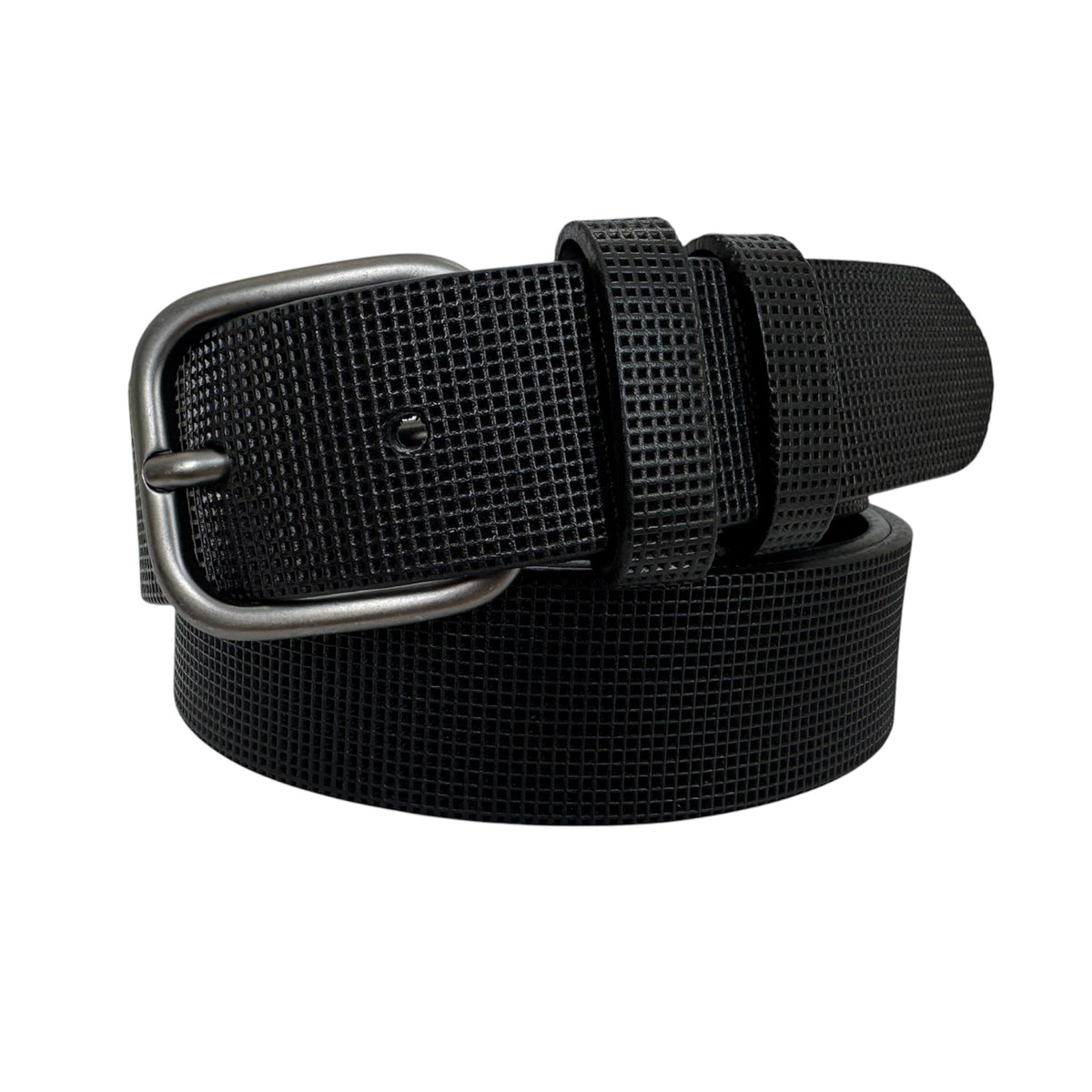 Black 35mm Italian Leather Belt