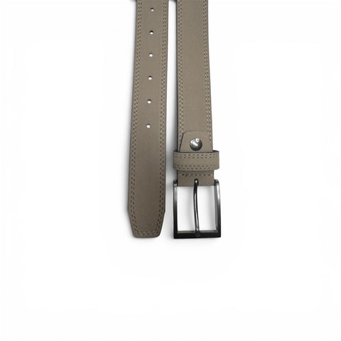LIGHT BEIGE SUEDE BELT 35MM