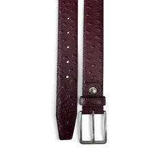 BURGUNDY OSTRICH PRINT 35MM