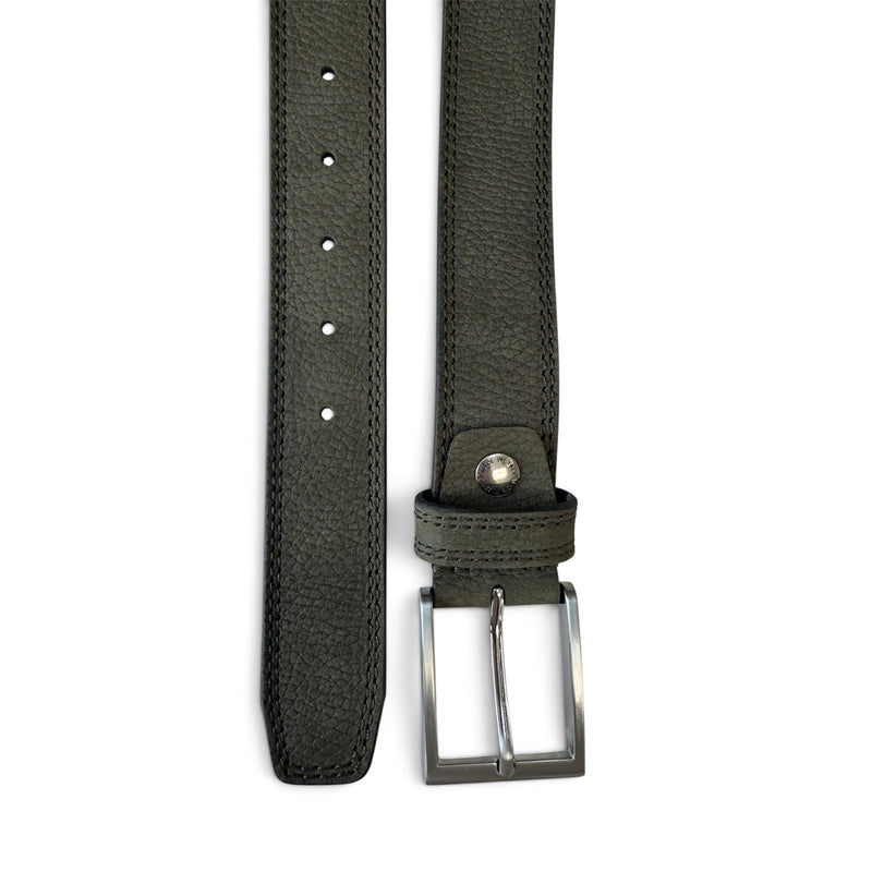 Olive Green 35mm Italian Nubuck Leather Belt product image