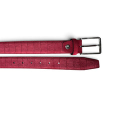 SUEDE RED CROCODILE 35MM