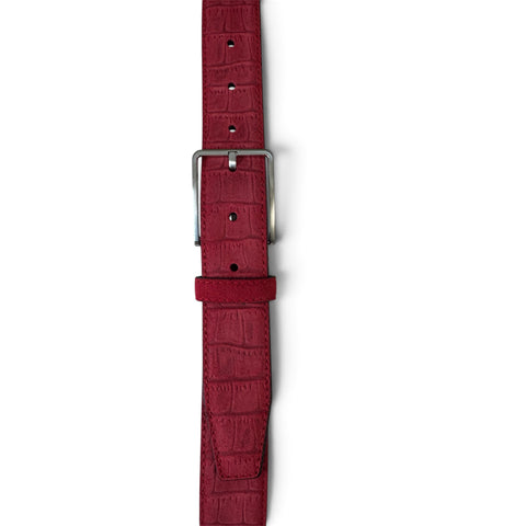 SUEDE RED CROCODILE 35MM