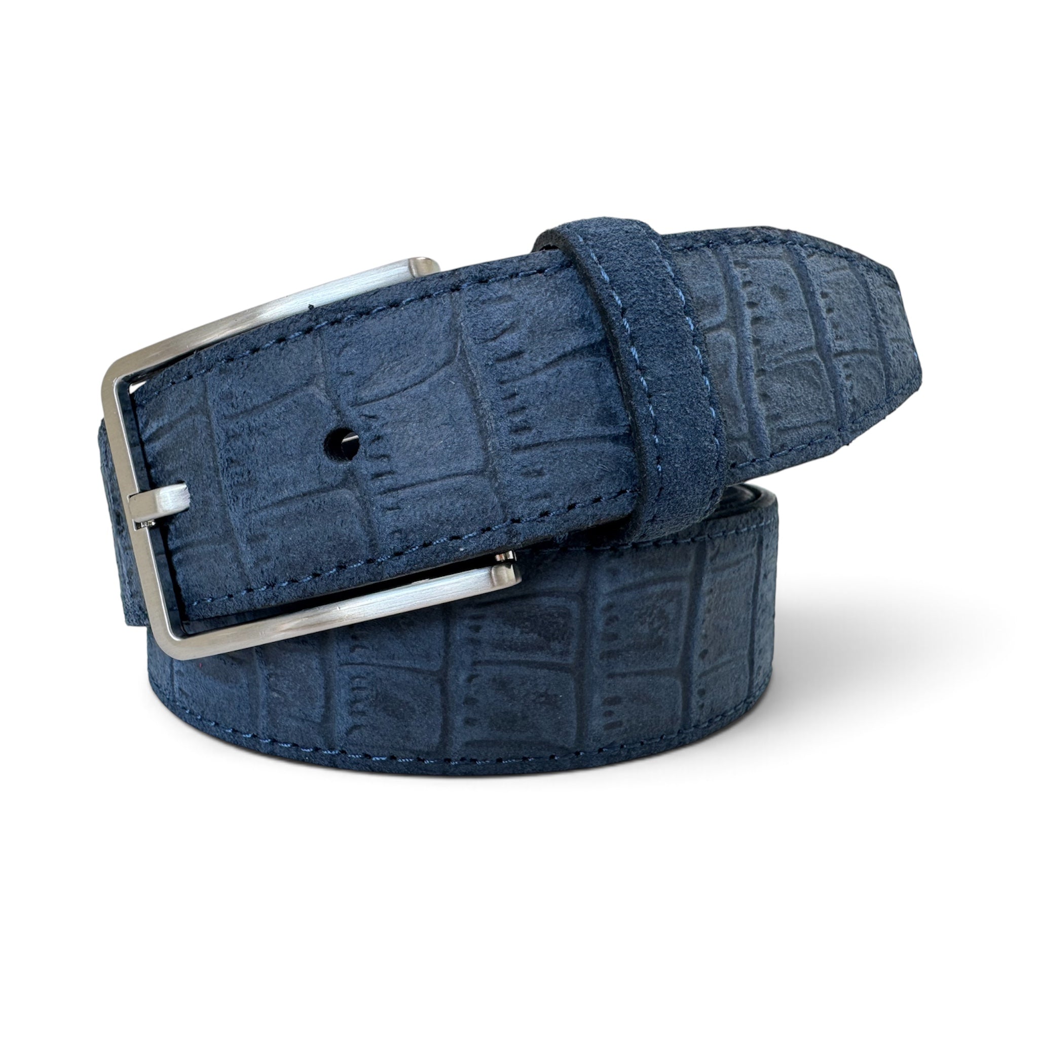 SUEDE BLUE CROCODILE 35MM
