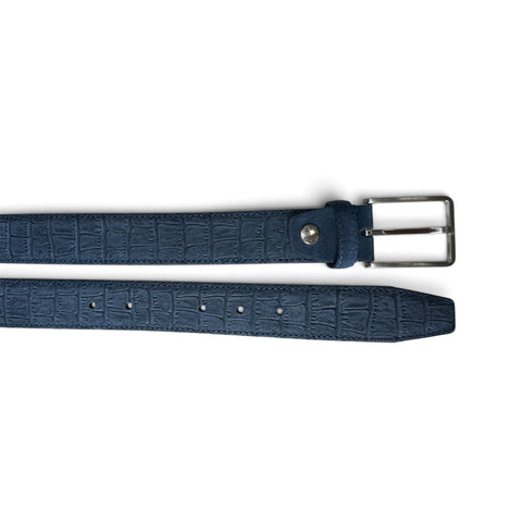 SUEDE BLUE CROCODILE 35MM