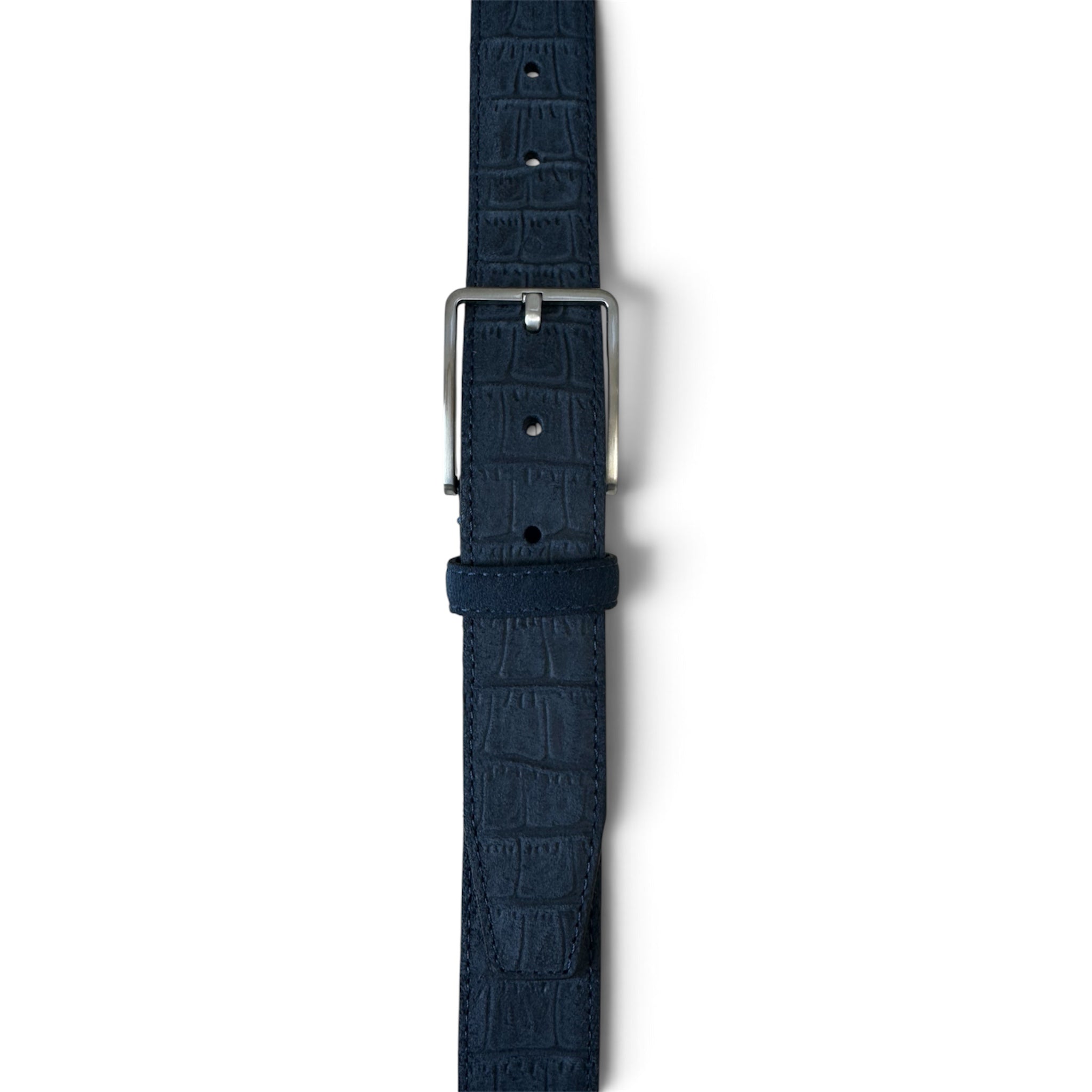 SUEDE BLUE CROCODILE 35MM