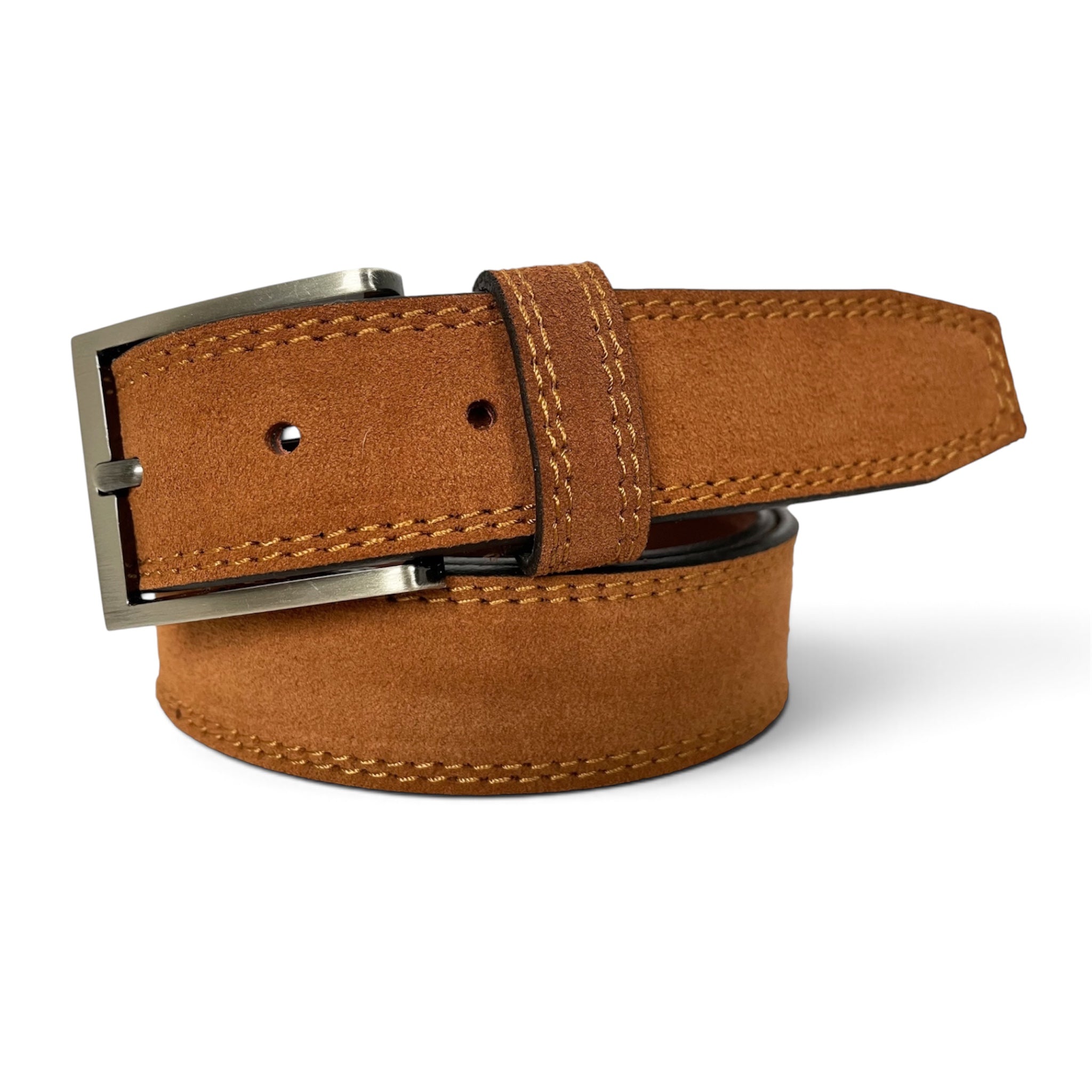 TAN SUEDE BELT 35MM