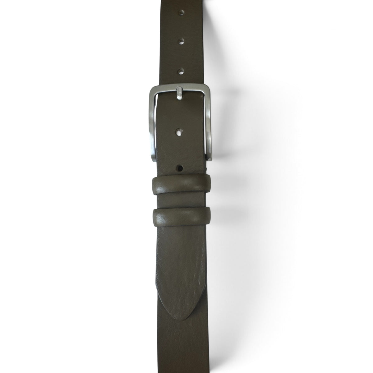 ARMY GREEN ITALIAN FULL GRAIN LEATHER BELT – 35MM