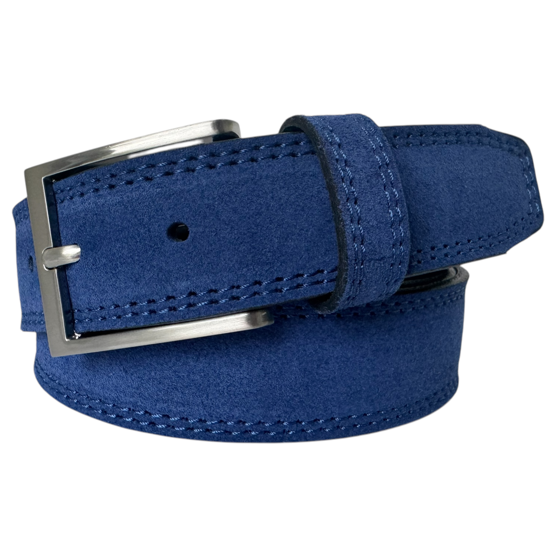 ROYAL BLUE SUEDE BELT 35MM