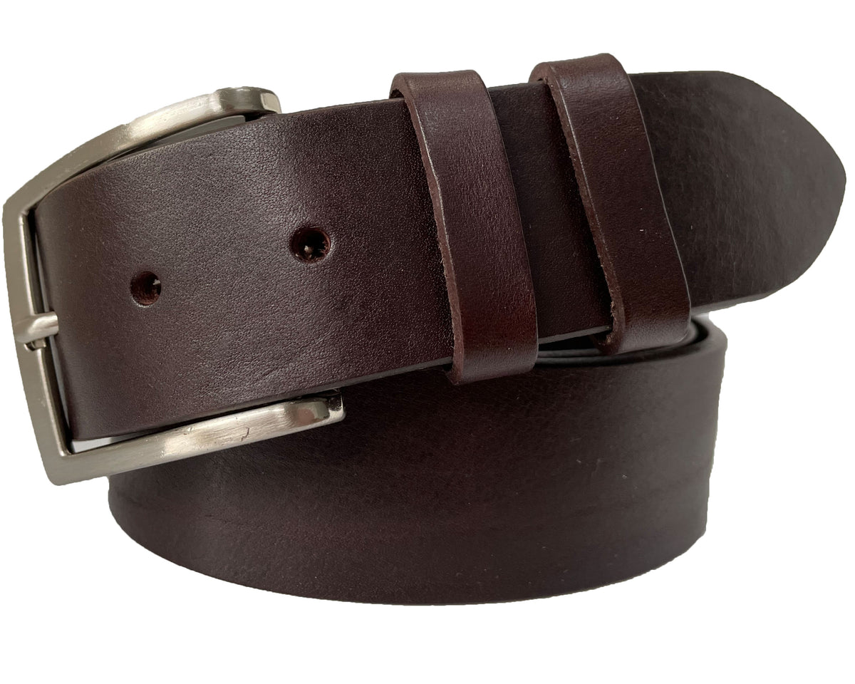 Dark Brown 40mm Italian Leather Belt