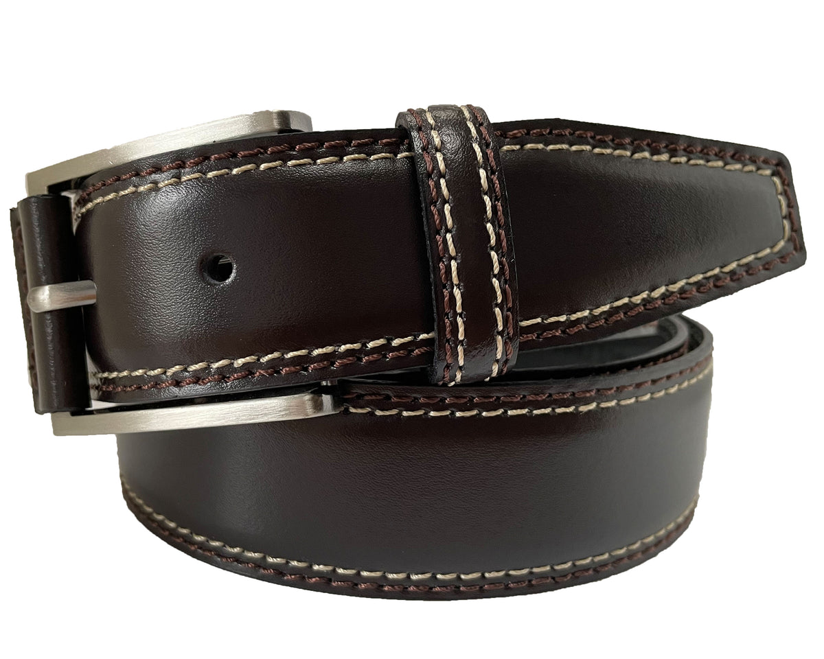 Brown 35mm Italian Leather Belt