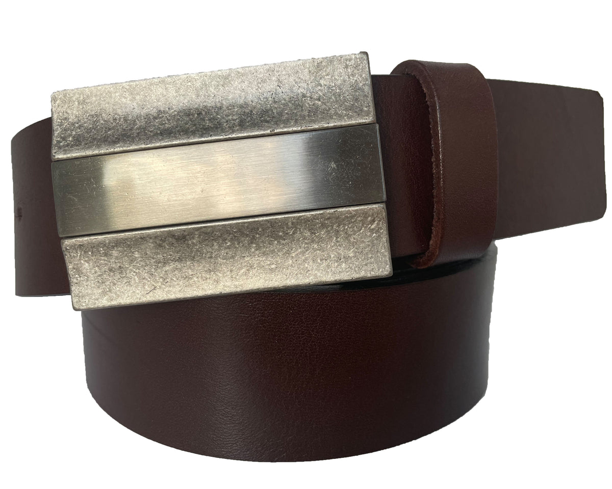 Brown 40mm Italian Leather Belt