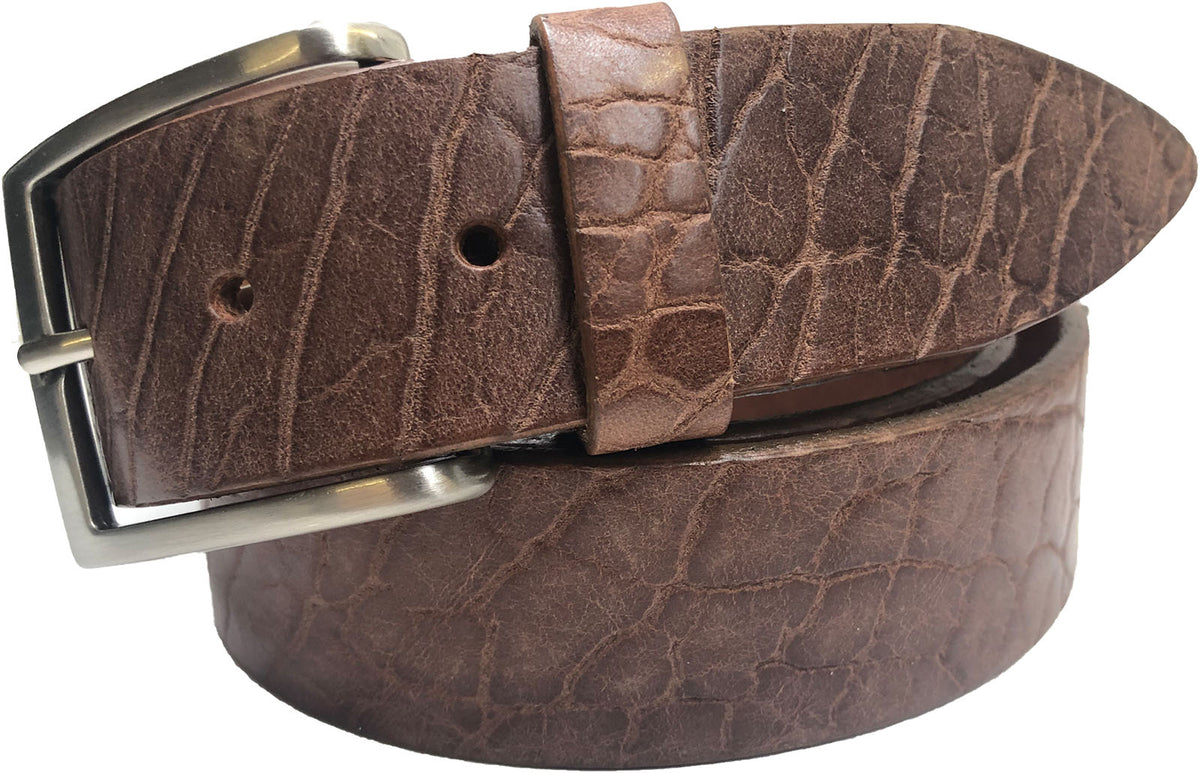Brown 40mm Italian Leather Belt